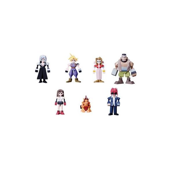 Final Fantasy VII Polygon Figure Vol. 1 (display of 8)-XFF07ZZ019