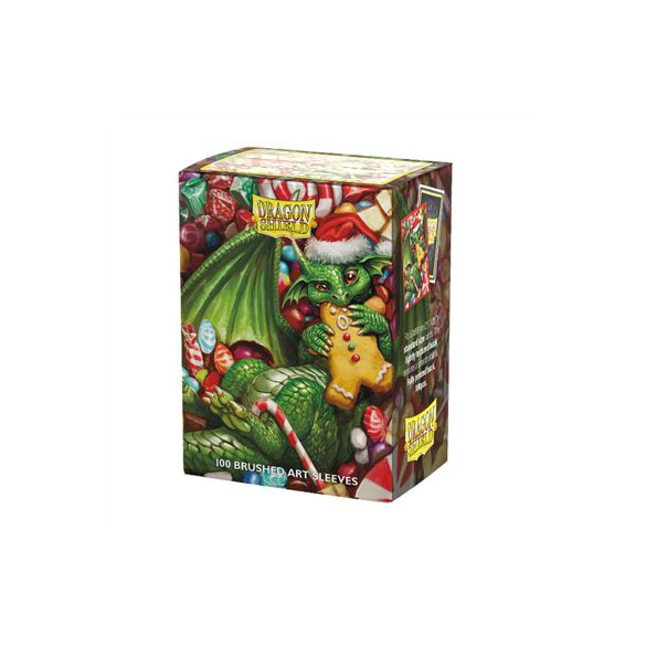 Dragon Shield Standard Brushed Art Sleeves - Christmas 2024 (100 Sleeves)-AT-12125