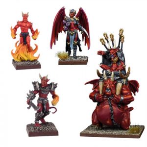 Kings of War Forces of the Abyss Hero Pack - EN-MGKWA202