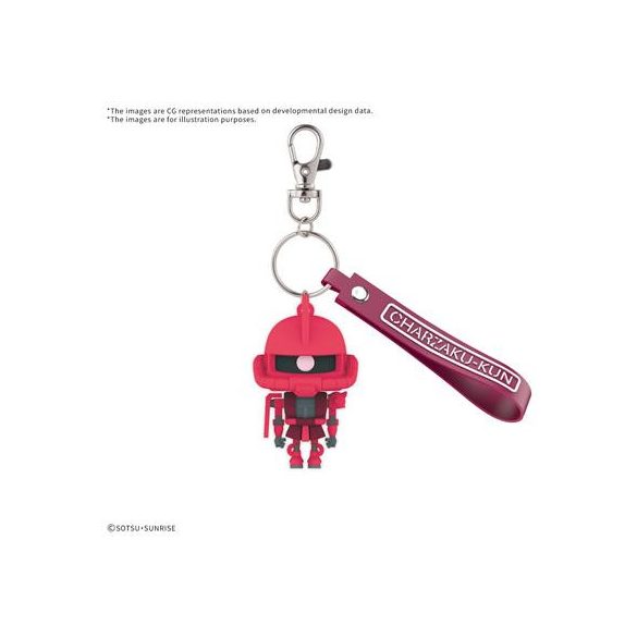 CHARZAKU-KUN 3D RUBBER MASCOT KEYCHAIN-MK68382