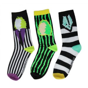 Beetlejuice - Set of 3 Socks-CR1640