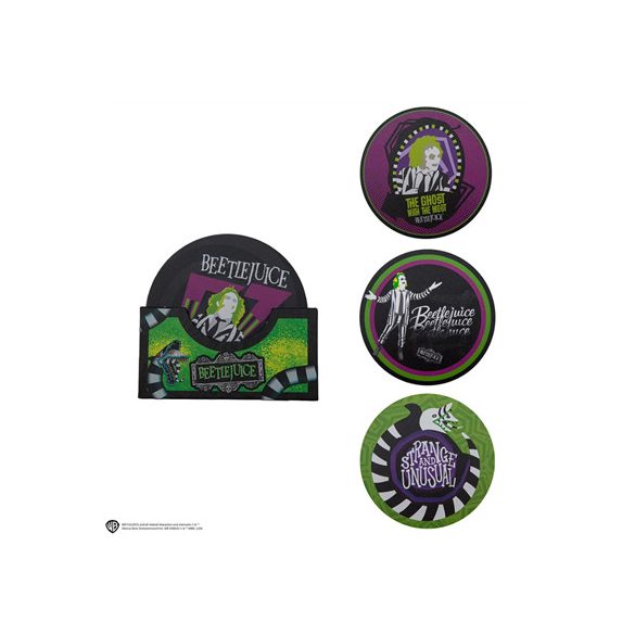 Beetlejuice - Set of 4 Coasters-CR4140