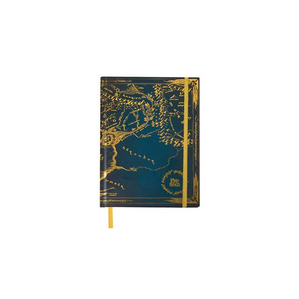 The Lord of the Rings - Middle Earth Map - Hard Cover Notebook-MAP5121