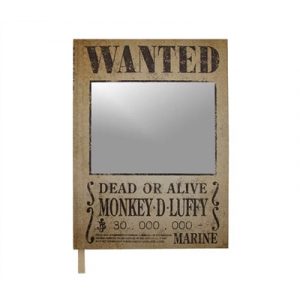 One Piece - Wanted - Hard Cover Notebook Mirror-CR5194