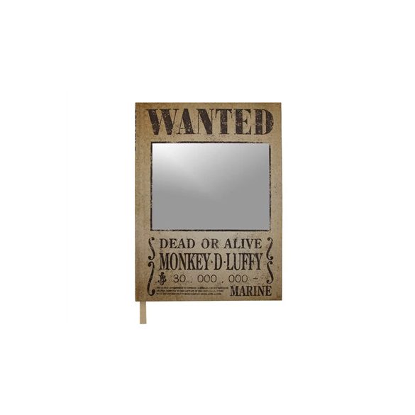 One Piece - Wanted - Hard Cover Notebook Mirror-CR5194