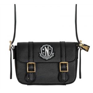 Wednesday - Nevermore Academy - Satchel black-CR2371