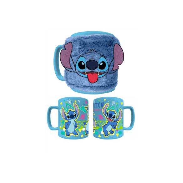 Lilo & Stitch (Stitch Face) Fuzzy Mug-FZMG2401033