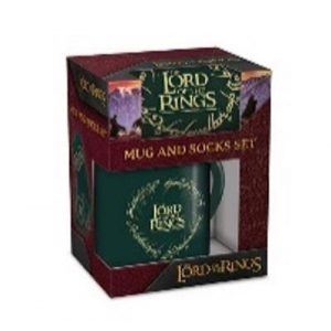 Lord Of The Rings (Logo) Mug & Sock Set-GP86919