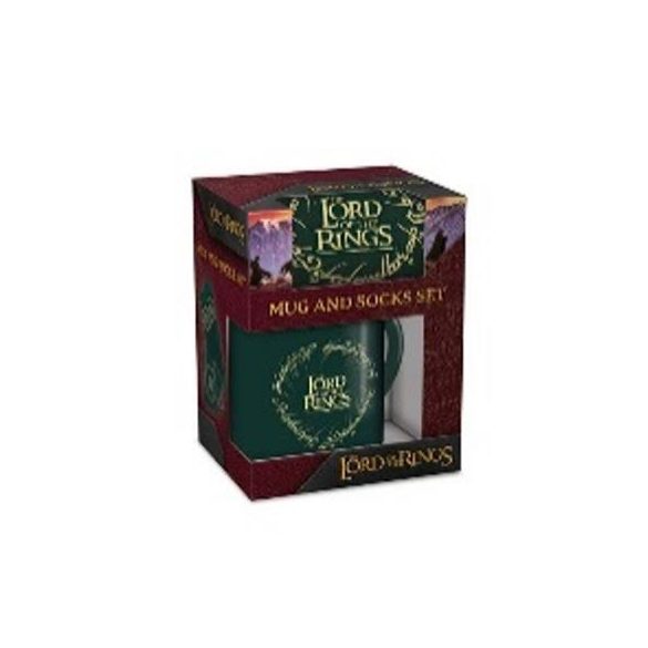 Lord Of The Rings (Logo) Mug & Sock Set-GP86919