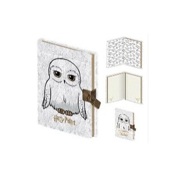 Harry Potter (Hedwig) A5 Lockable Notebook (Plush)-SR74004