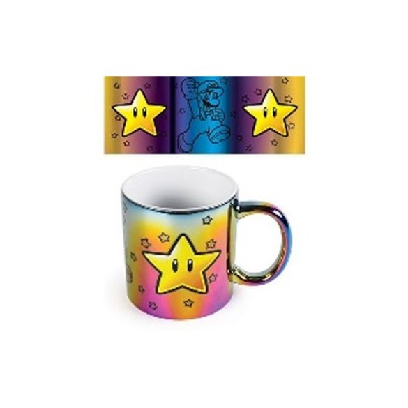 Dele - Super Mario (Star Power) Iridescent 11Oz Mug-FMG25308