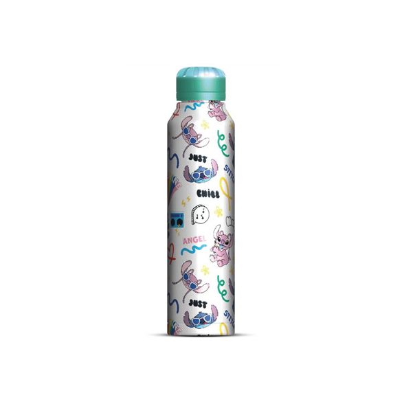 Lilo & Stitch (You'Re My Fave) Stitch & Angel Slim Metal Drinks Bottle-MDB28004