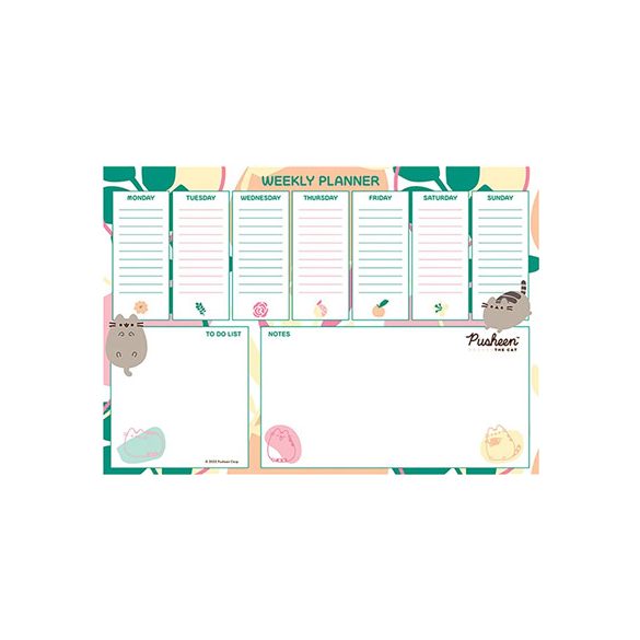 Pusheen  (Botanical) A4 Desk Pad-SR73924