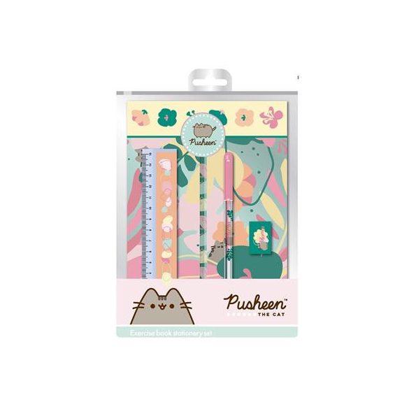 Pusheen (Botanical) Exercise Book Stationery Set-SR73863