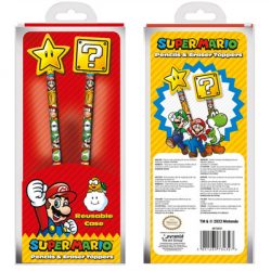 Super Mario (Core) Pencil Topper 2Pk-SR73432