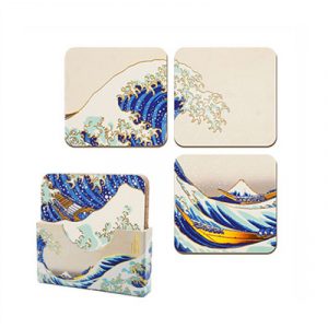 The Great Wave of Kanagawa - Set of 4 Coasters-MAP4191