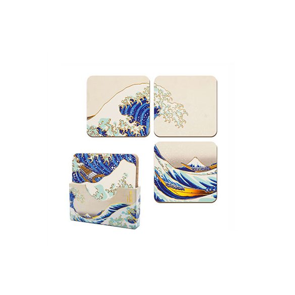 The Great Wave of Kanagawa - Set of 4 Coasters-MAP4191