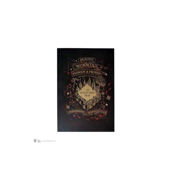 Harry Potter - Marauder's Map Gold Version - Soft Cover Notebook-MAP5177