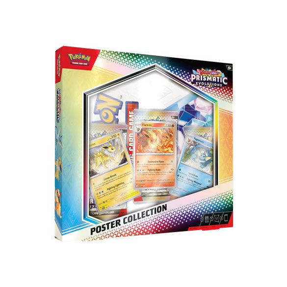 PKM - Scarlet & Violet 8.5 Prismatic Evolutions  Poster Collection - EN-100-10041