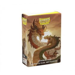 Dragon Shield Sleeves - Japanese size - Matte Dual Art - Wood Snake 2025 (60 Sleeves)-AT-12616