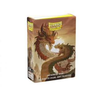 Dragon Shield Sleeves - Japanese size - Matte Dual Art - Wood Snake 2025 (60 Sleeves)-AT-12616