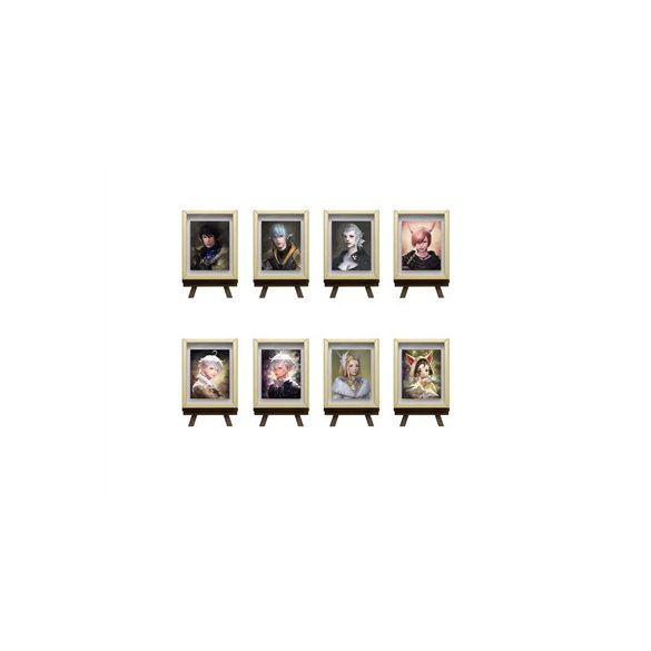 Final Fantasy XIV Framed Portrait Magnets Vol. 1 (Display)-XFF14ZZ612