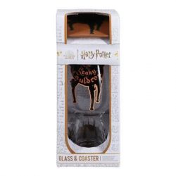 Harry Potter Leaky Cauldron Glass and Coaster Set-PP11895HP