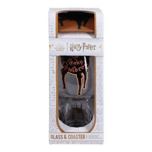 Harry Potter Leaky Cauldron Glass and Coaster Set-PP11895HP