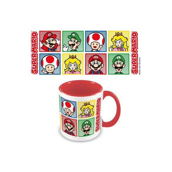 Super Mario Red Coloured Inner Mug-MGC26884C