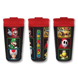 Super Mario (Colour Blocks) Metal Travel Mug-MTM28104