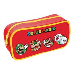 Super Mario (Core Character Circles) Rectangle Pencil Case-SR73309