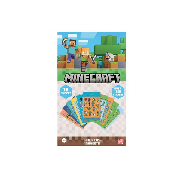 Minecraft (Characters) 800 Sticker Set-PS7550