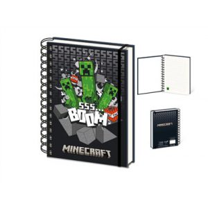 Minecraft (Boom) A5 3d Lenticular Notebook-SR74694