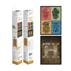 Harry Potter (Crests & Hogwarts) Boxed Poster Set-PPB35452