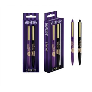 Wednesday (Nevermore) 2 Pen Set Pen Set 2Pk-SR74439