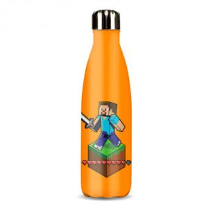 Minecraft Aluminium Water Bottle 600ml-PP12074MCFV2