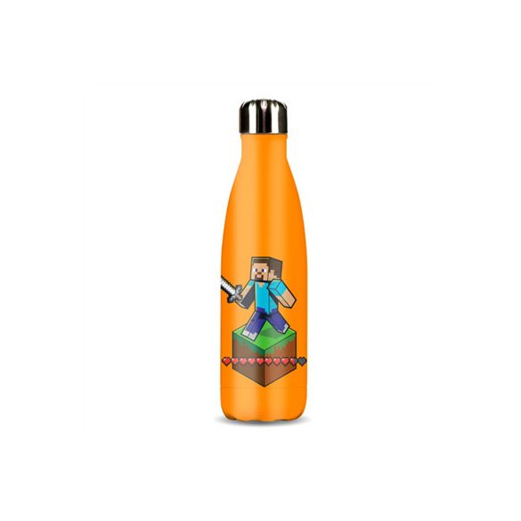 Minecraft Aluminium Water Bottle 600ml-PP12074MCFV2