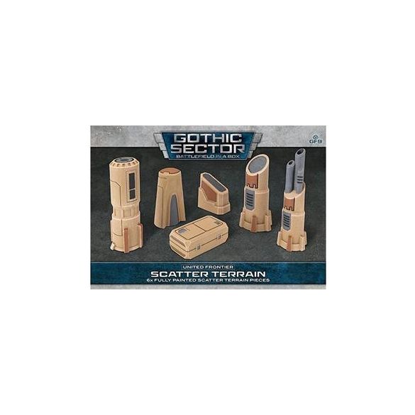 Battlefield in a Box Gothic Sector: United Frontier Scatter Terrain - EN-BB680