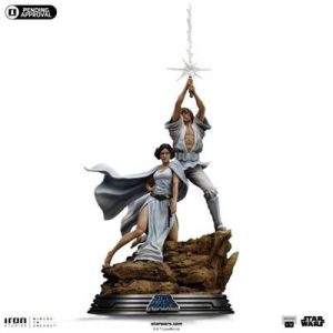 Luke and Leia Star Wars Deluxe Art Scale 1/10-LUCSWR115624-10