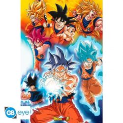 DRAGON BALL SUPER - Poster Maxi 91.5x61 - Goku's transformations-ABYDCO741