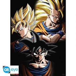 DRAGON BALL - Poster Chibi 52x38 - Goku transformations-GBYDCO092