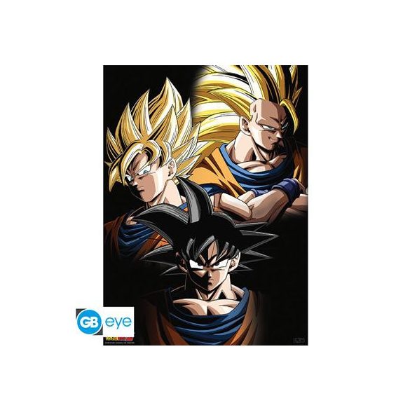 DRAGON BALL - Poster Chibi 52x38 - Goku transformations-GBYDCO092