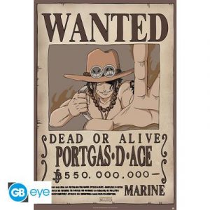 ONE PIECE - Poster Maxi 91.5x61 - Wanted Ace-ABYDCO410