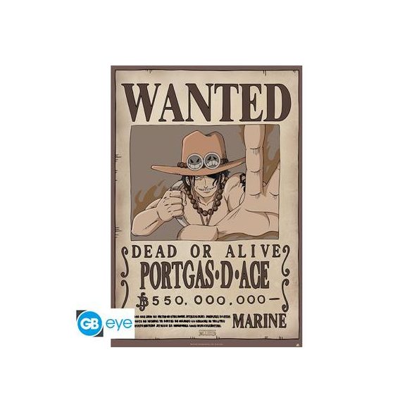 ONE PIECE - Poster Maxi 91.5x61 - Wanted Ace-ABYDCO410