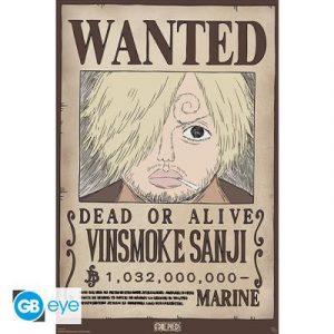 ONE PIECE - Poster Maxi 91.5x61 - Wanted Sanji Wano-GBYDCO620