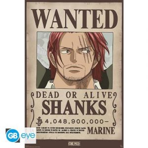 ONE PIECE - Poster Maxi 91.5x61 - Wanted Shanks Wano-GBYDCO654