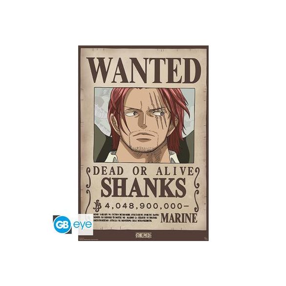 ONE PIECE - Poster Maxi 91.5x61 - Wanted Shanks Wano-GBYDCO654