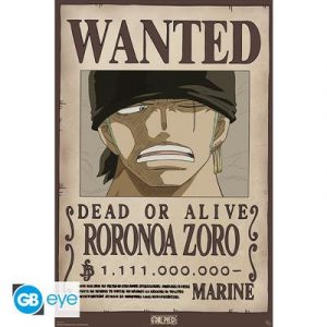 ONE PIECE - Poster Maxi 91.5x61 - Wanted Zoro Wano-GBYDCO619