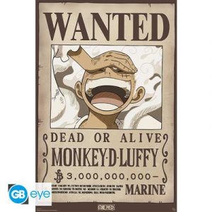 ONE PIECE - Poster Maxi 91.5x61 - Wanted Luffy Wano-GBYDCO617