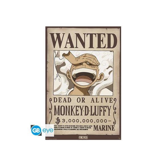 ONE PIECE - Poster Maxi 91.5x61 - Wanted Luffy Wano-GBYDCO617